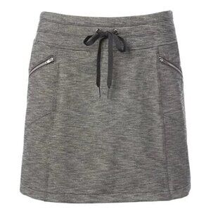 Athleta Gray Downtown Metro Skort Skirt M 212468-03 Gray/Black